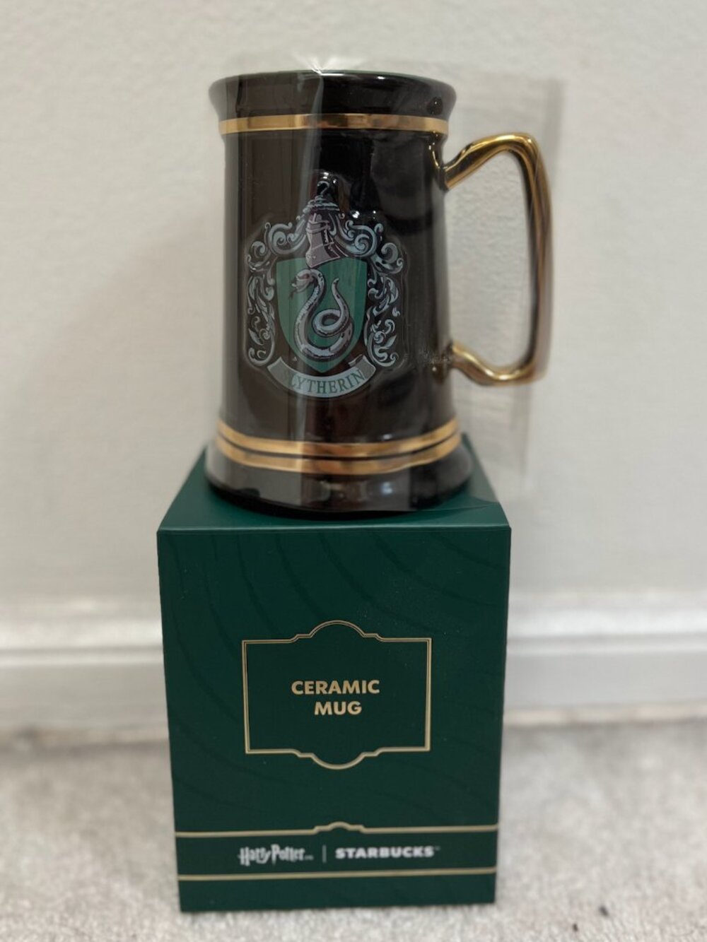 NEW Starbucks Asia Harry Potter 2026 Ceramic Mug Slytherin 16oz